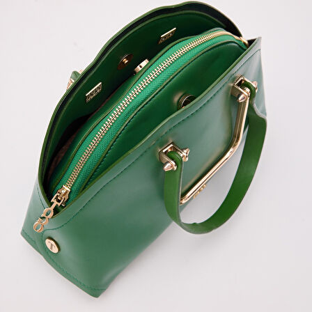 Kadın Metal Saplı El Çantası [930035]