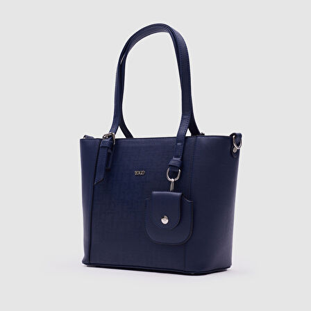 Kadın Monogram Tote Çanta [930040] LACİVERT