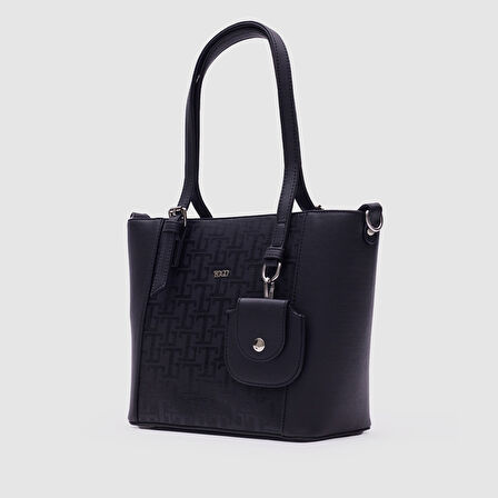 Kadın Monogram Tote Çanta [930040] SİYAH