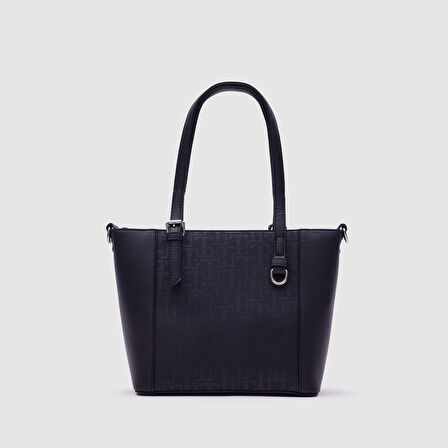 Kadın Monogram Tote Çanta [930040] SİYAH