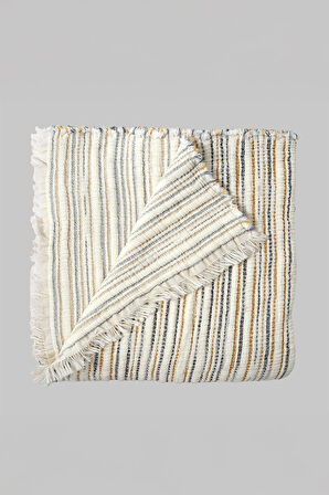 Sarev Mood Comfort Mare Gri %100 Pamuk Çift Kişilik Yatak Örtüsü