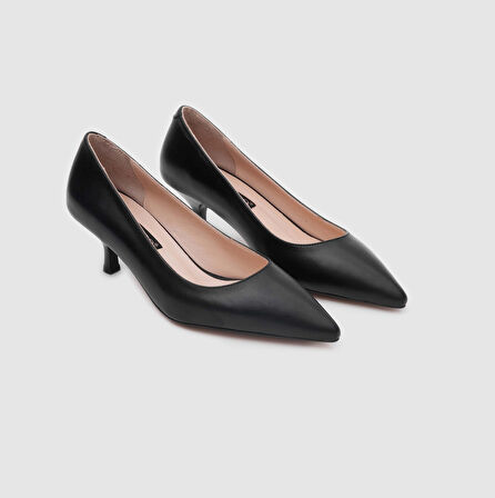 Kadın Stiletto Ayakkabı 7 Pont  [060066] SİYAH, 37