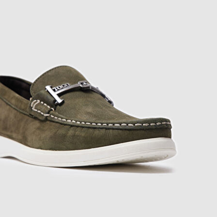 Erkek Comfort Ayakkabı [052081] YEŞİL NUBUK, 40