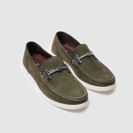 Erkek Comfort Ayakkabı [052081] YEŞİL NUBUK, 40