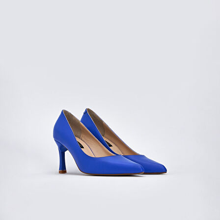Kadın Stiletto [060064] SAKS MAVİ, 37