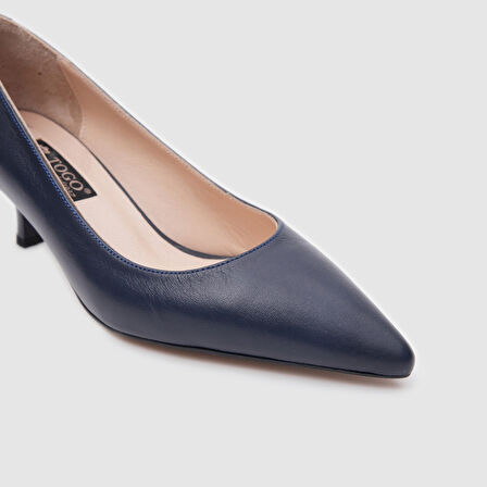 Kadın Stiletto Ayakkabı 7 Pont  [060066] LACİVERT, 38