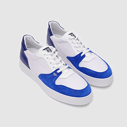 Erkek Sneaker Ayakkabı [052128] SAKS MAVİ - BEYAZ, 44