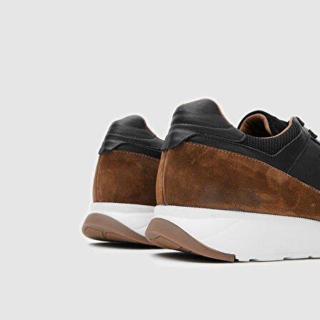 Erkek Spor Ayakkabı [052130] SİYAH - TABA, 44