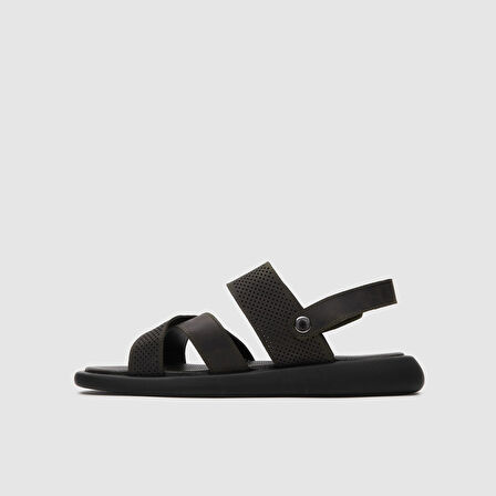 Erkek Düz Sandalet [052137] HAKİ YEŞİL, 43