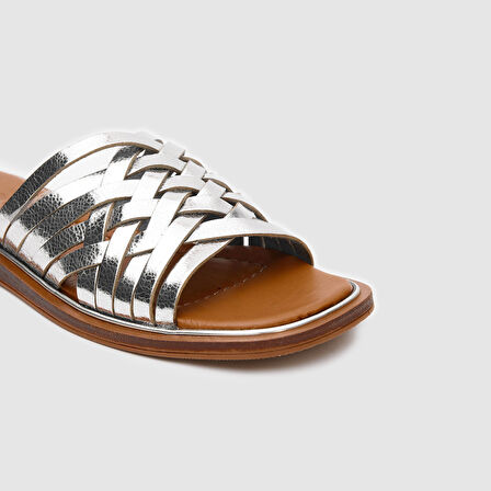 Kadın Düz Terlik [060193]  LAME, 38