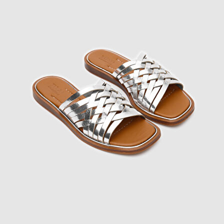 Kadın Düz Terlik [060193]  LAME, 38