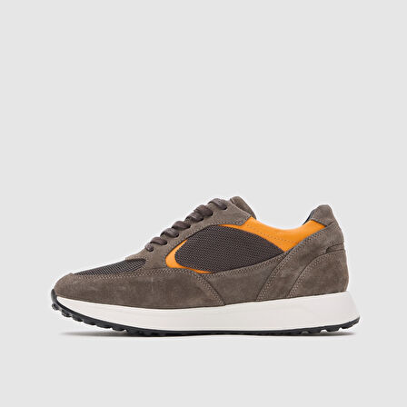 Erkek Sneaker Ayakkabı [052124] VİZON - TURUNCU, 40