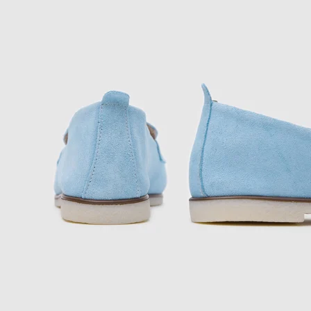 Kadın Loafer Ayakkabı [060226] BEBE MAVİSİ, 40