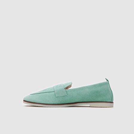Kadın Loafer Ayakkabı [060226] SU YEŞİLI, 39