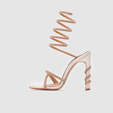 Kadın Abiye Ayakkabı [060239] BEJ, 38