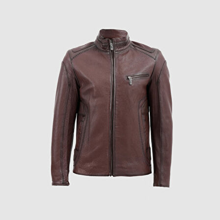 Erkek Deri Mont [810035] FINDIK, XL