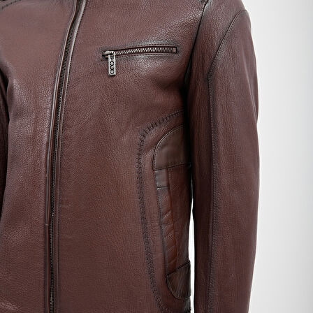 Erkek Deri Mont [810035] FINDIK, XL