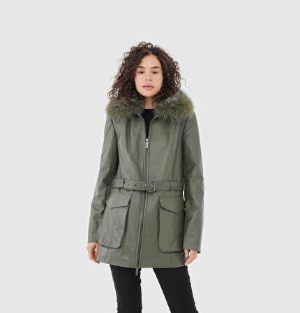 Kadın Deri Mont [810047]