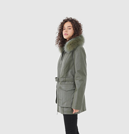 Kadın Deri Mont [810047]