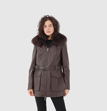 Kadın Deri Mont [810047]