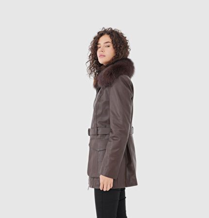 Kadın Deri Mont [810047]