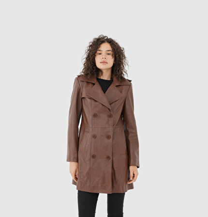 Kadın Deri Mont [810048]