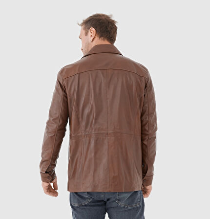 Erkek Deri Mont [810054]