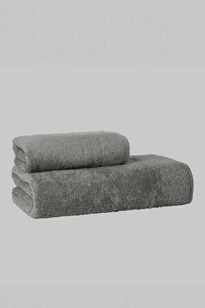 Sarev Soho Gri %100 Pamuk Yüz Havlusu 50*90