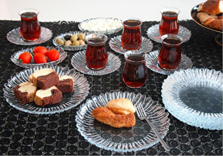 Paşabahçe aurora yemek ve kahvaltı seti - 38 parça sunum servis çeyiz seti 