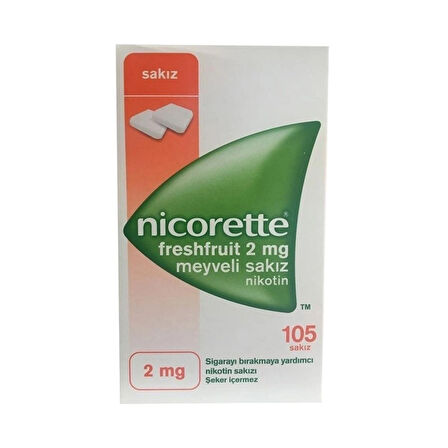 Nicorette Freshfruit 2 Mg Meyveli Sakız 105 Adet