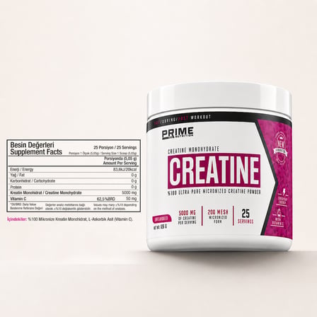 Prime Nutrition Creatine 126 gram Aromasız
