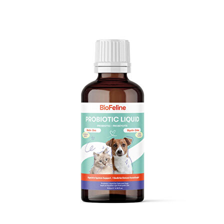 BioFeline Kedi ve Köpekler İçin Sıvı Probiyotik – 100 ml