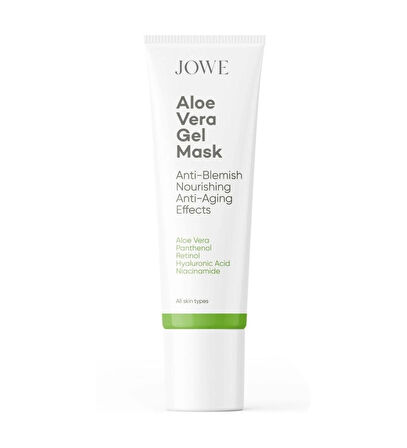 Jowe Aloe Vera Özü Içeren Gençleştirici Ve Aydınlatıcı Jel Maske Aloe Vera Gel Mask 40 ml