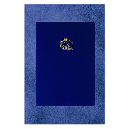 Victoria's Journals Bujo Kraft Süet A5 96 Yaprak Noktalı Defter Mavi 124-1631