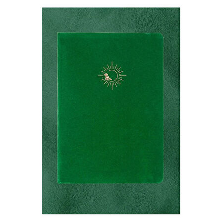 Victoria's Journals Bujo Süet A5 96 Yaprak Çizgili Defter Yeşil 124-1644