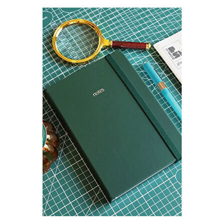 Victoria's Journals Bujo Vegan A5 Lastikli 96 Yaprak Çizgili Defter 124-1658