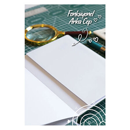 Victoria's Journals Bujo Vegan A5 Lastikli 96 Yaprak Çizgili Defter 124-1659