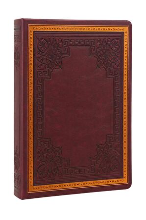 123-9111 Victoria's Journals Vintage Old Book Sketch 14X20 110 Gr Bordo