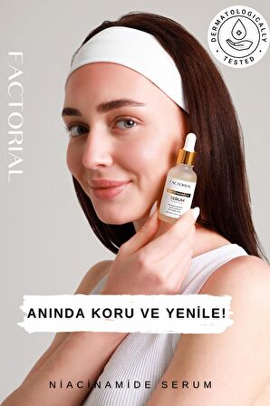 Niacinamide Serum - Niacinamide, Licorice ve Aloe Vera İçerikli (30ml)