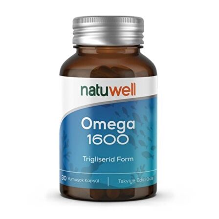 NATUWELL OMEGA-3 1600 BALIK YAGI 30 KAPSUL 8683873980307