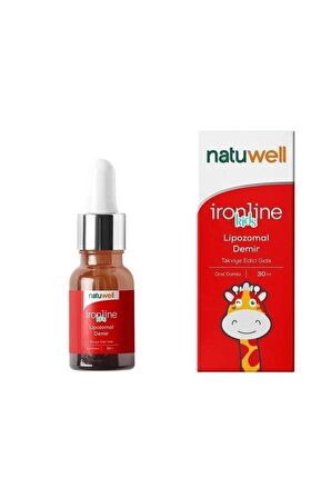 NATUWELL Ironline Kids Lipozomal Demir Damla 30 Ml 8683873980420