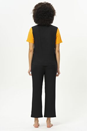United Colors of Benetton W20408 Bicolor Kadın Pijama Üstü