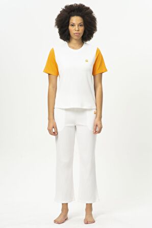United Colors of Benetton W20408 Bicolor Kadın Pijama Üstü