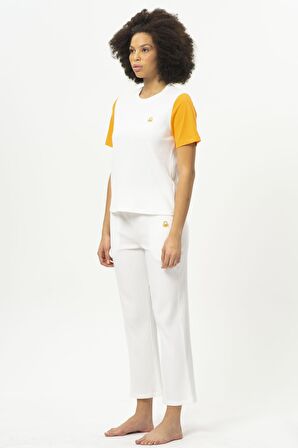 United Colors of Benetton W20408 Bicolor Kadın Pijama Üstü