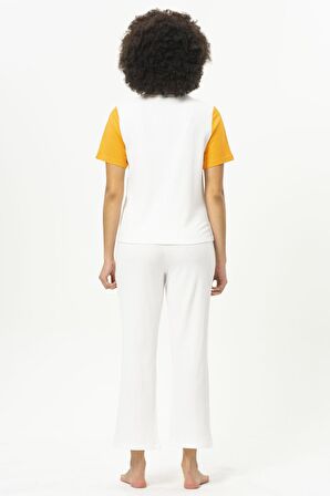 United Colors of Benetton W20408 Bicolor Kadın Pijama Üstü