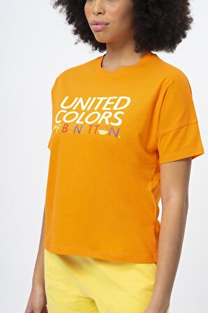 United Colors of Benetton Kadın T-Shirt BNT-W20374