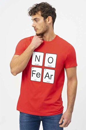 No Fear Orijinal Erkek T-shirt Kırmızı