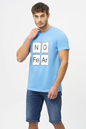 No Fear Orijinal Erkek T-shirt Mavi