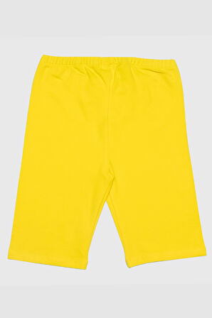 BENETTON KIZ ÇOCUK KISA TAYT-SARI | 8-9 Yaş