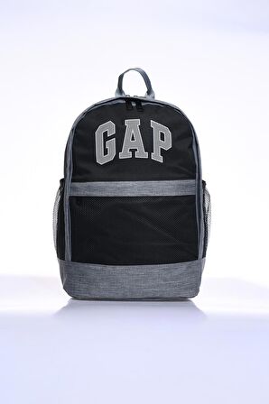 Gap GP03501 GRİ - SİYAH Unisex Sırt Çantası